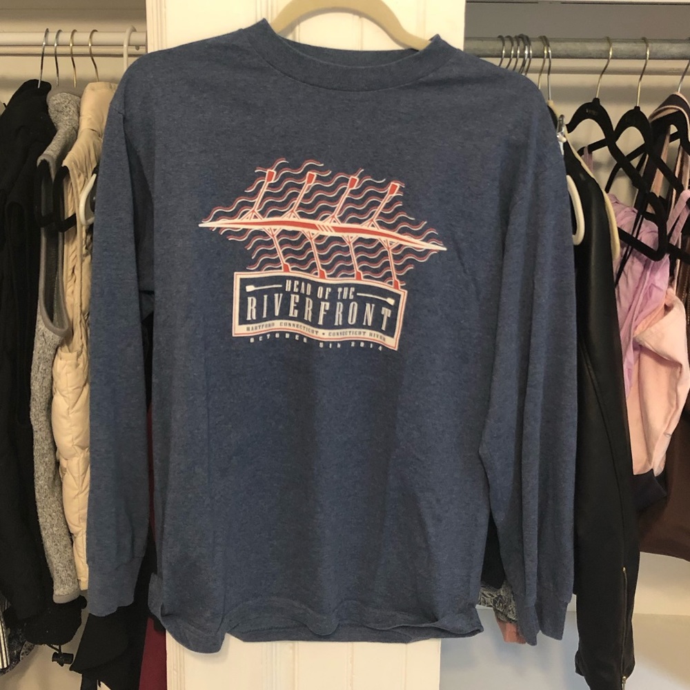 Head of the Riverfront Crew Blue Longsleeve M